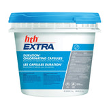 "HTH® EXTRA Duration® 10kg , 18kg : Des capsules chlorantes puissantes pour une piscine irrésistible de fraîcheur et de plaisir"