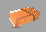 Gants Nitrile Orange Duracore K Series "7mil" - Gants Industriels Résistants - Paquet de 100