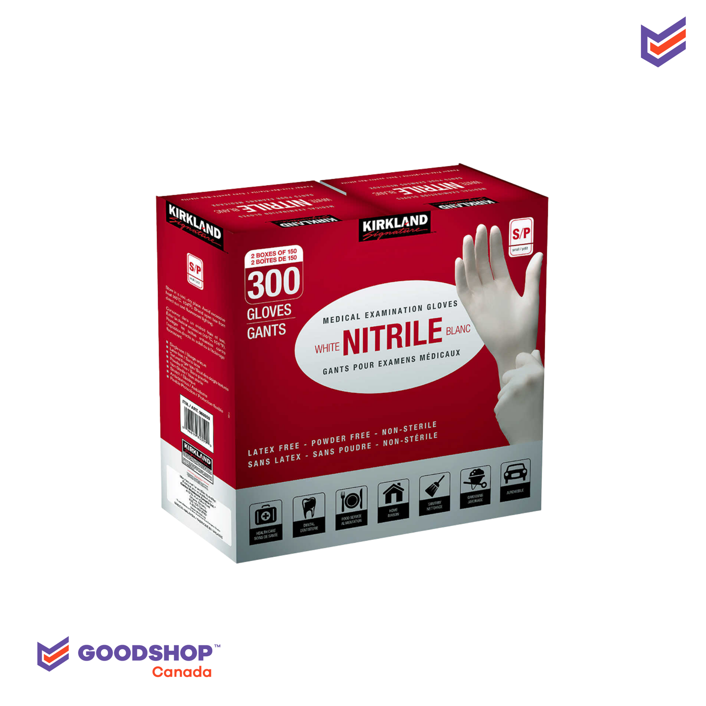 Kirkland Signature - Gants en nitrile pour examen médical