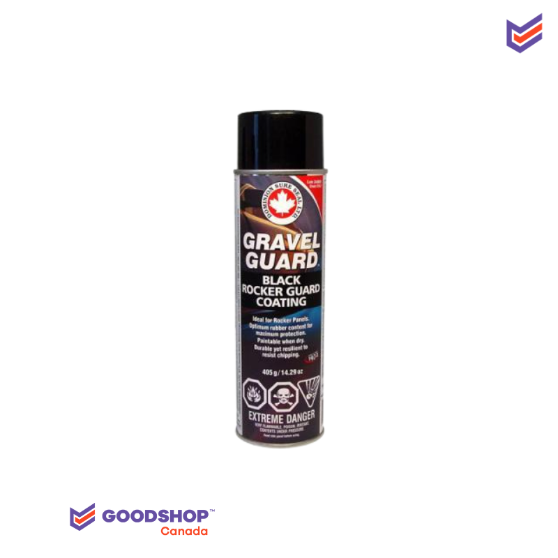 Gravel Guard Black Aerosol, rubberized rocker panel coating, OEM Approved