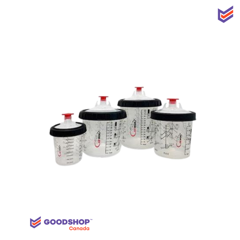 Kit De Godets Jetables Pour Pistolet à Peinture - 50 Doublures + Filtres 125µ, Pratique Et Sans Nettoyage