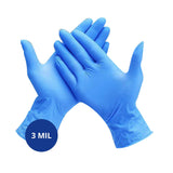 SURETOUCH série 300 - 340, 340, 350 Gants en Nitrile bleu non poudrés - Goodshop Canada